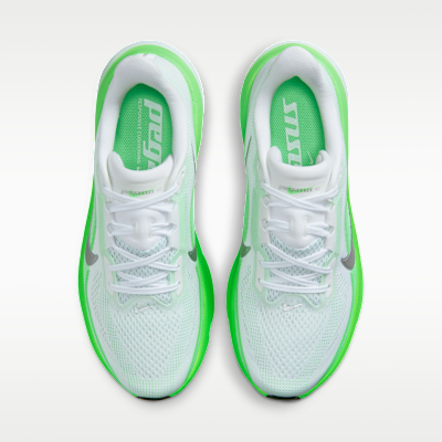 Shop (W) Nike Pegasus 42 Blanc/Vert Rayé/Vert Illusion/Argent Métallique IB1881-101