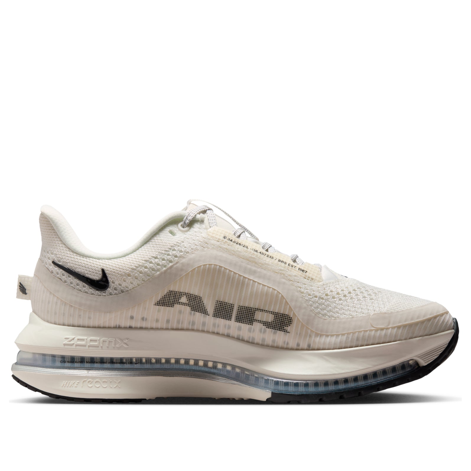 Details for (W) Nike Pegasus Premium ''Sail Off Noir'' Sneakers HQ2593-106