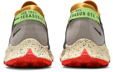 Nike Pegasus Trail 2 GTX 舒適 回彈 低筒 跑步鞋 女款 灰黃紅 Details for Nike Pegasus Trail 2 GTX 舒適 回彈 低筒 跑步鞋 女款 灰黃紅