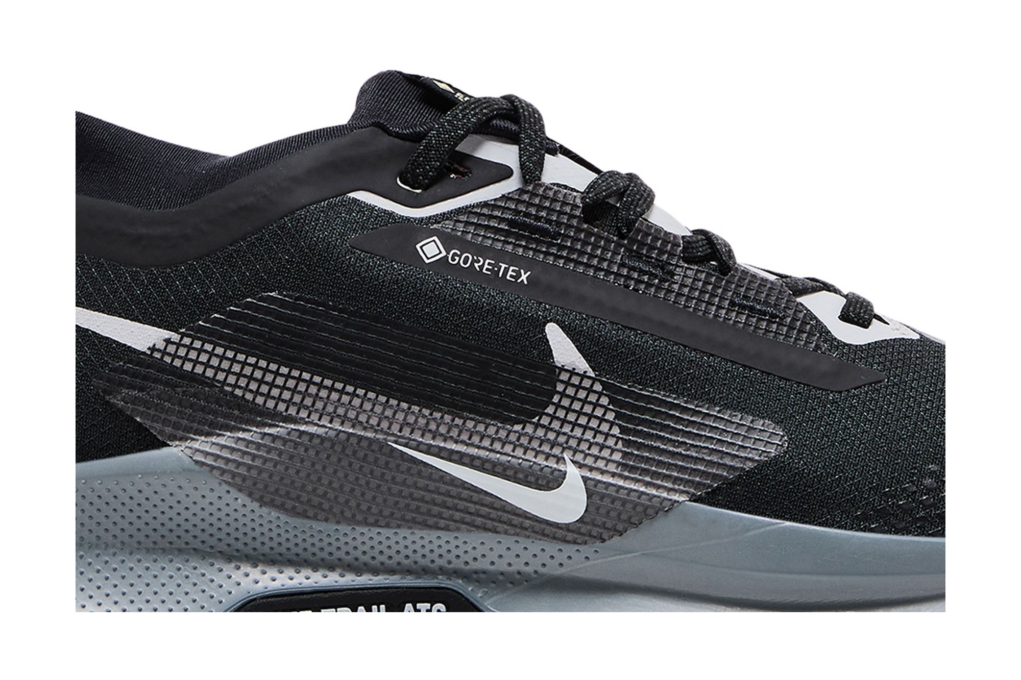 Lookbook (W) Nike Pegasus Trail 5 GORE-TEX 'Hitam Abu-abu Serigala' FQ0912-001