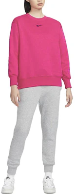 (Women) Nike Phoenix Fleece Oversized Crewneck Sweatshirt Raspberry Red DQ5734-615 Shop (Women) Nike Phoenix Fleece Oversized Crewneck Sweatshirt Raspberry Red DQ5734-615