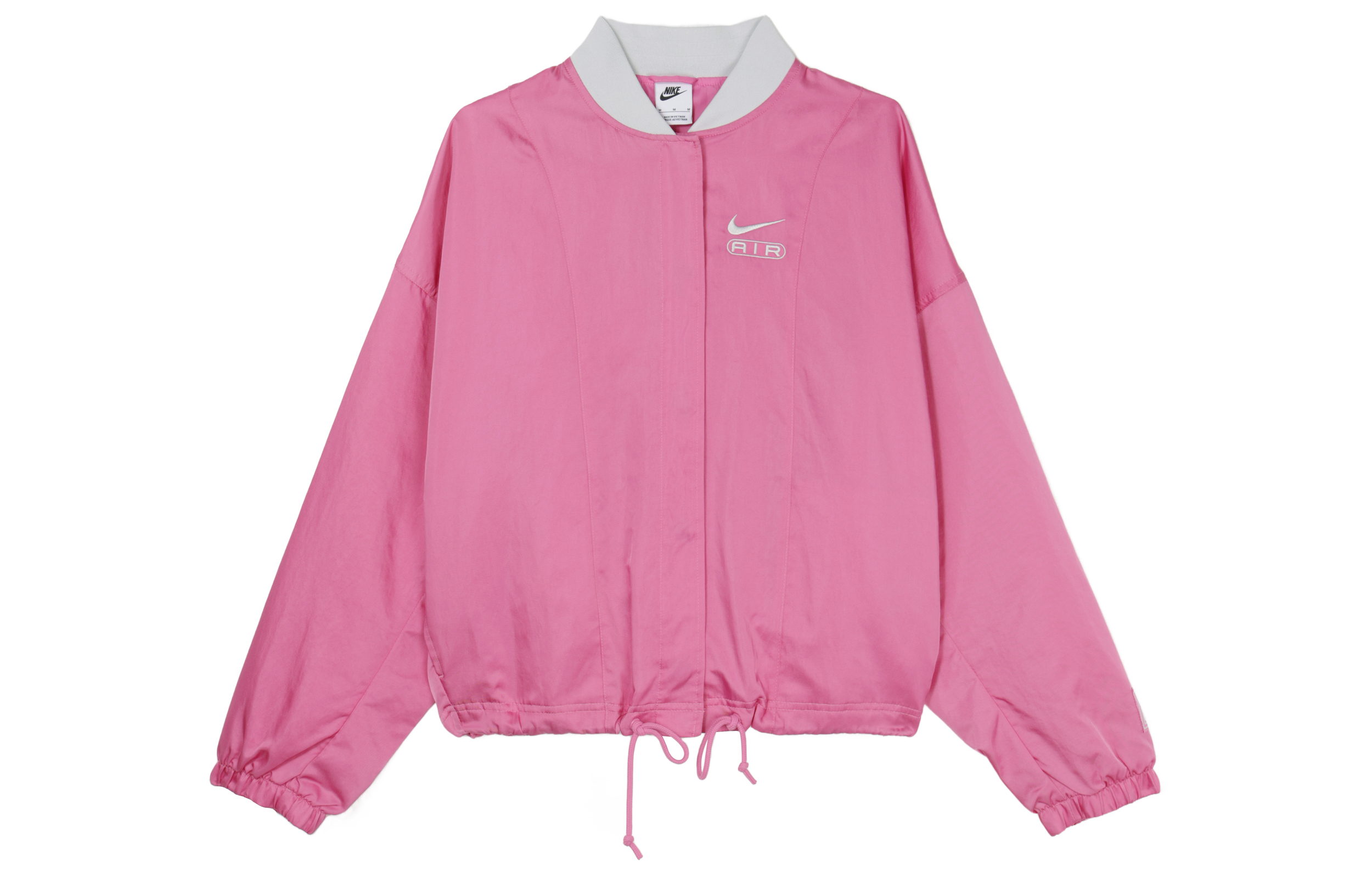 (Women) Nike Pink Colorblock Collar Woven Long-Sleeve Jacket FN1909-675 圖 2