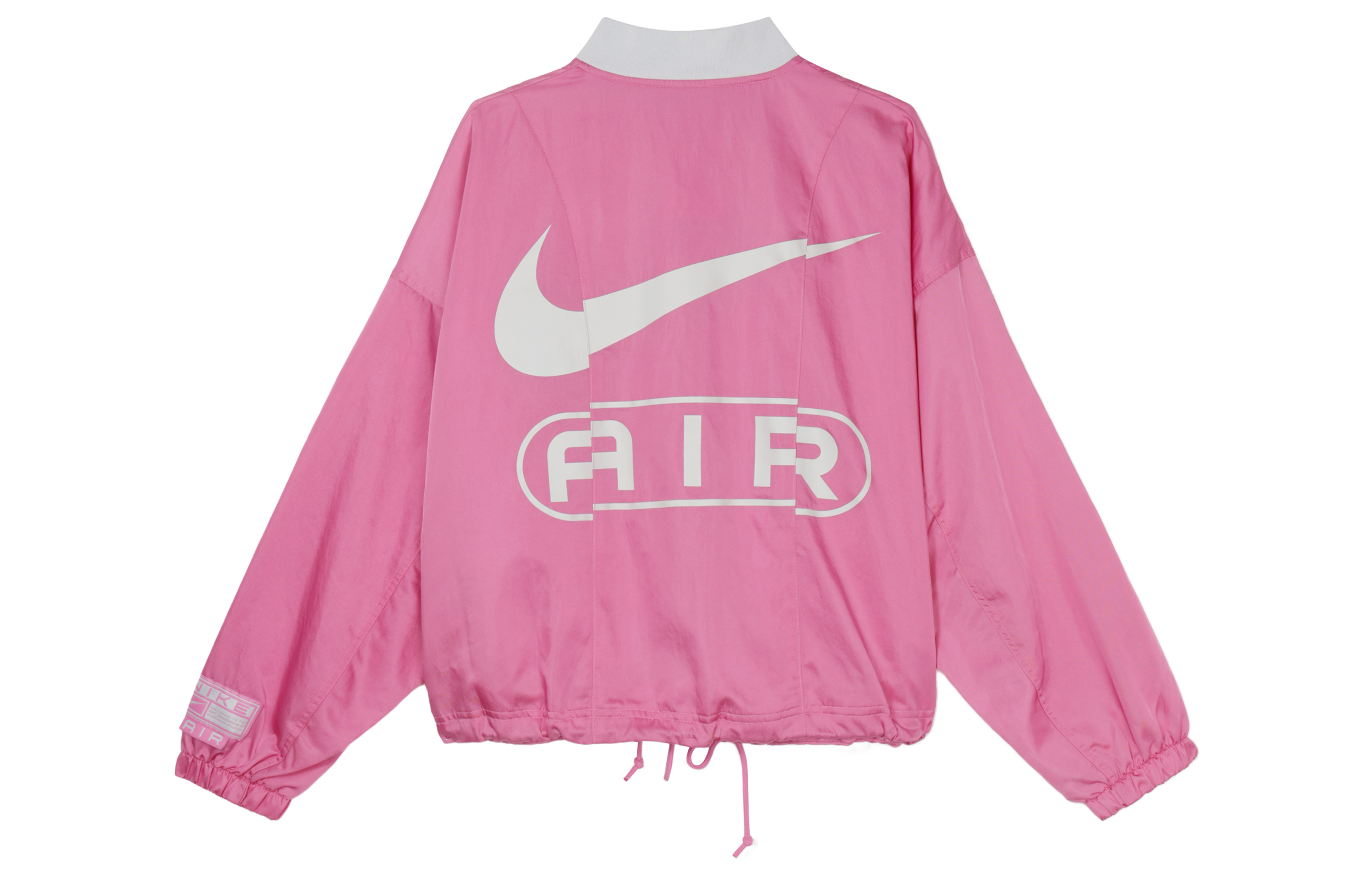 (Women) Nike Pink Colorblock Collar Woven Long-Sleeve Jacket FN1909-675 圖 3