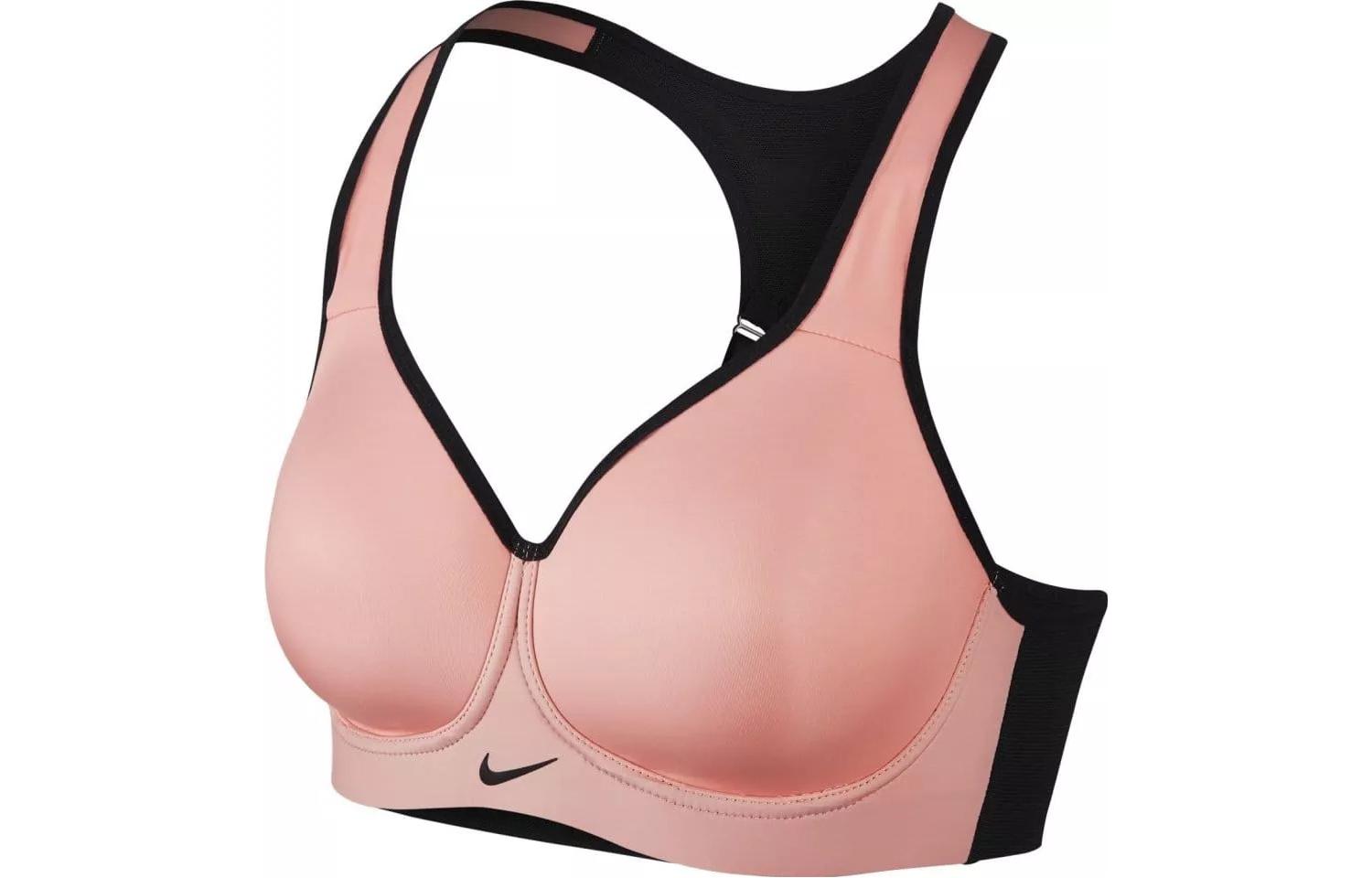 (Women) Nike Pink Logo Simple Training Fitness Sports Bra 805553-808
