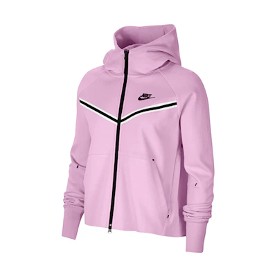 (Women) Nike Pink Windbreaker Breathable Hooded Jacket CW4299-680
