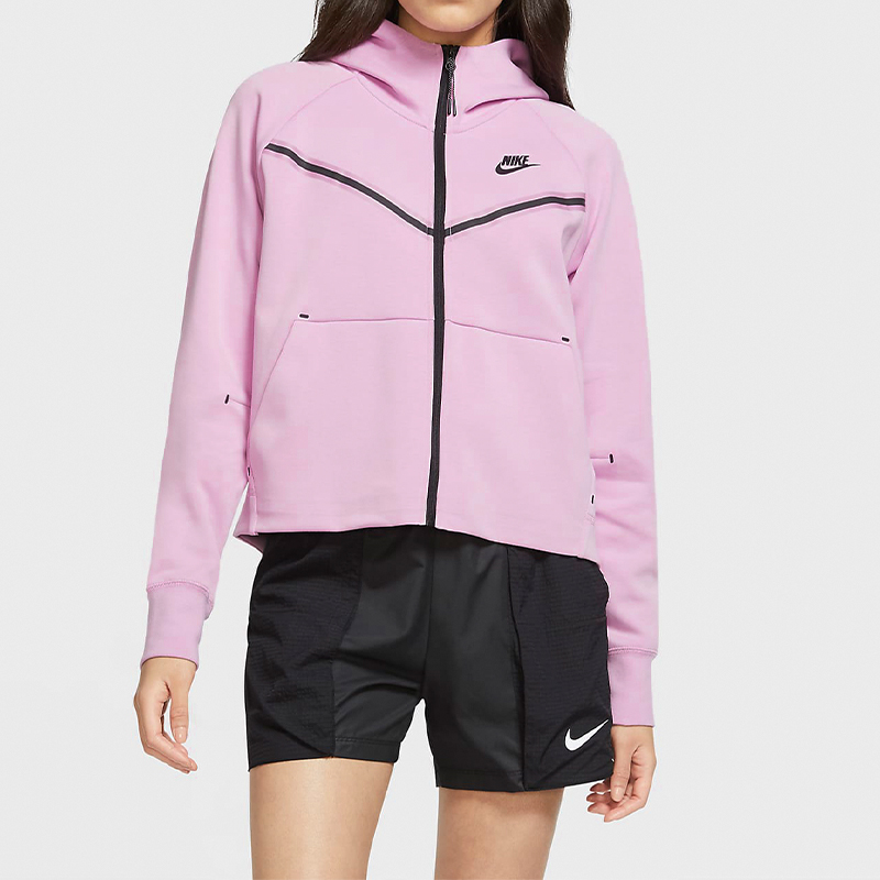 (Women) Nike Pink Windbreaker Breathable Hooded Jacket CW4299-680 圖 5