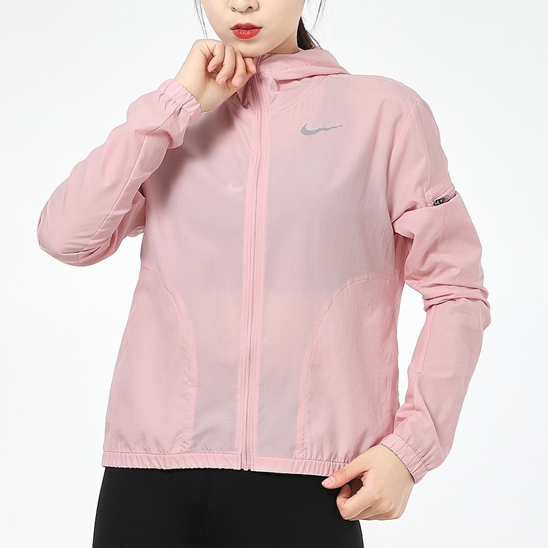(Women) Nike Pink Windproof Hooded Casual Sports Jacket CZ9541-630 圖 4