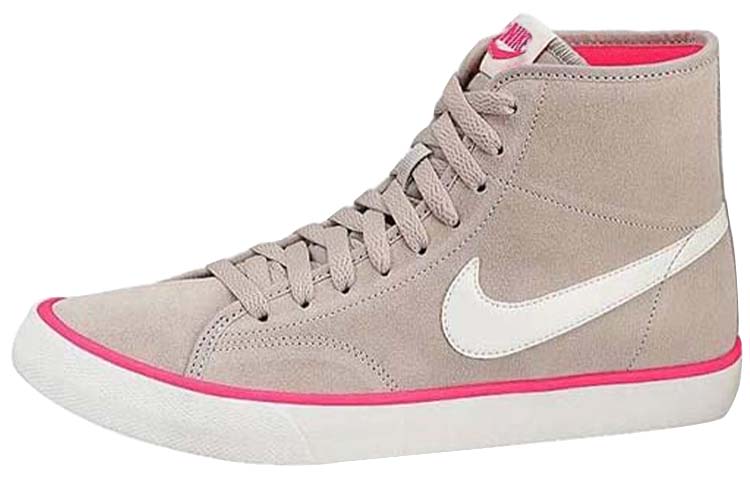 (W) Nike Primo Court Mid Suede 'Gray Pink White'