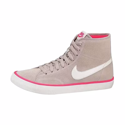 (W) Nike Primo Court Mid Suede 'Gray Pink White'