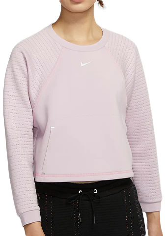 women-nike-pro-luxe-pink-purple-red-knitted-crewneck-training-sweatshirt-cu-5746-516