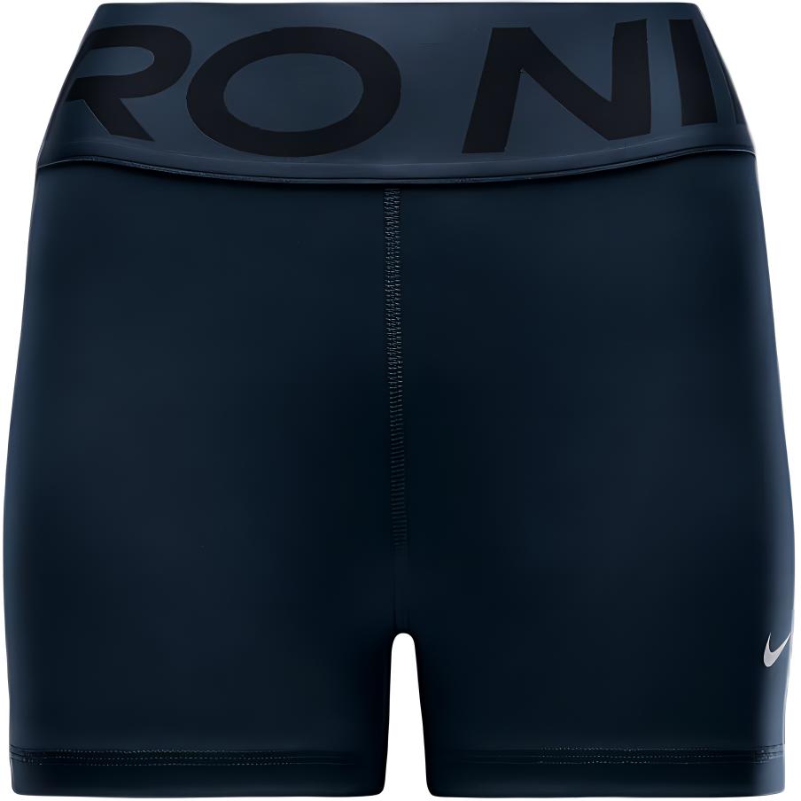 (Women) Nike Pro Sculpt Navy High-Waisted Logo Print Cycling Shorts FV7033-478