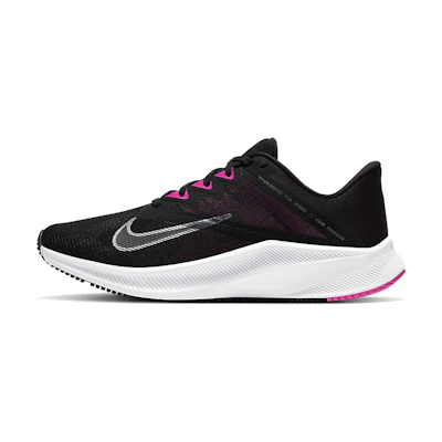 (W) Nike Quest 3 'Black Fire Pink'