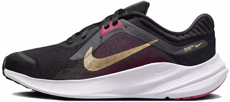 (Women) Nike Quest 5 'Black Dark Smoke Grey Fireberry Metallic Gold' DD9291-009 (Women) Nike Quest 5 'Black Dark Smoke Grey Fireberry Metallic Gold' DD9291-009