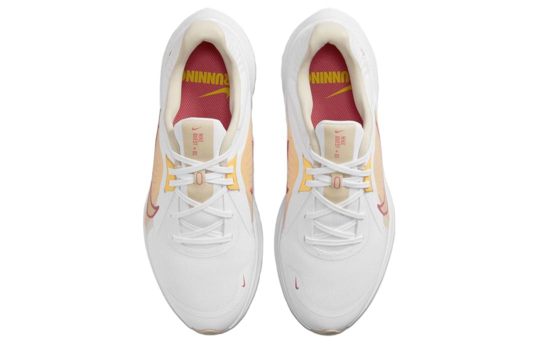 Shop Nike Quest 5 減震防滑 低筒 跑步鞋 女款 白