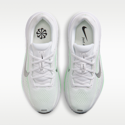 Shop (W) Nike Quest 7 Putih/Hijau Ilusi/Cucumber Calm/Perak Metalik IM9291-102