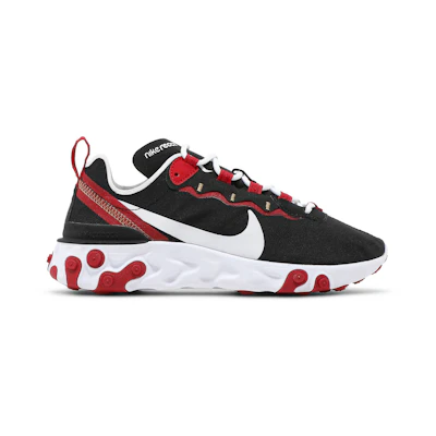 (W) Nike React Element 55 'Black Gym Red'