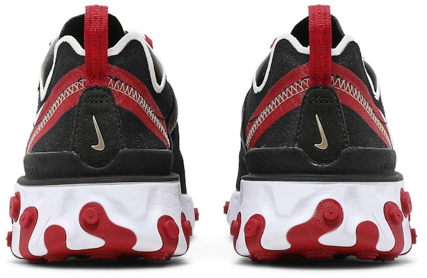 (W) 耐克React Element 55 '黑色健身红' BQ2728-009 Details for (W) 耐克React Element 55 '黑色健身红' BQ2728-009