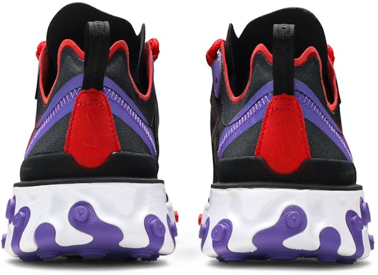 Nike React Element 55 運動舒適 百搭氣質 潮流 防滑耐磨 低幫 跑步鞋 女款 黑紅色 Details for Nike React Element 55 運動舒適 百搭氣質 潮流 防滑耐磨 低幫 跑步鞋 女款 黑紅色