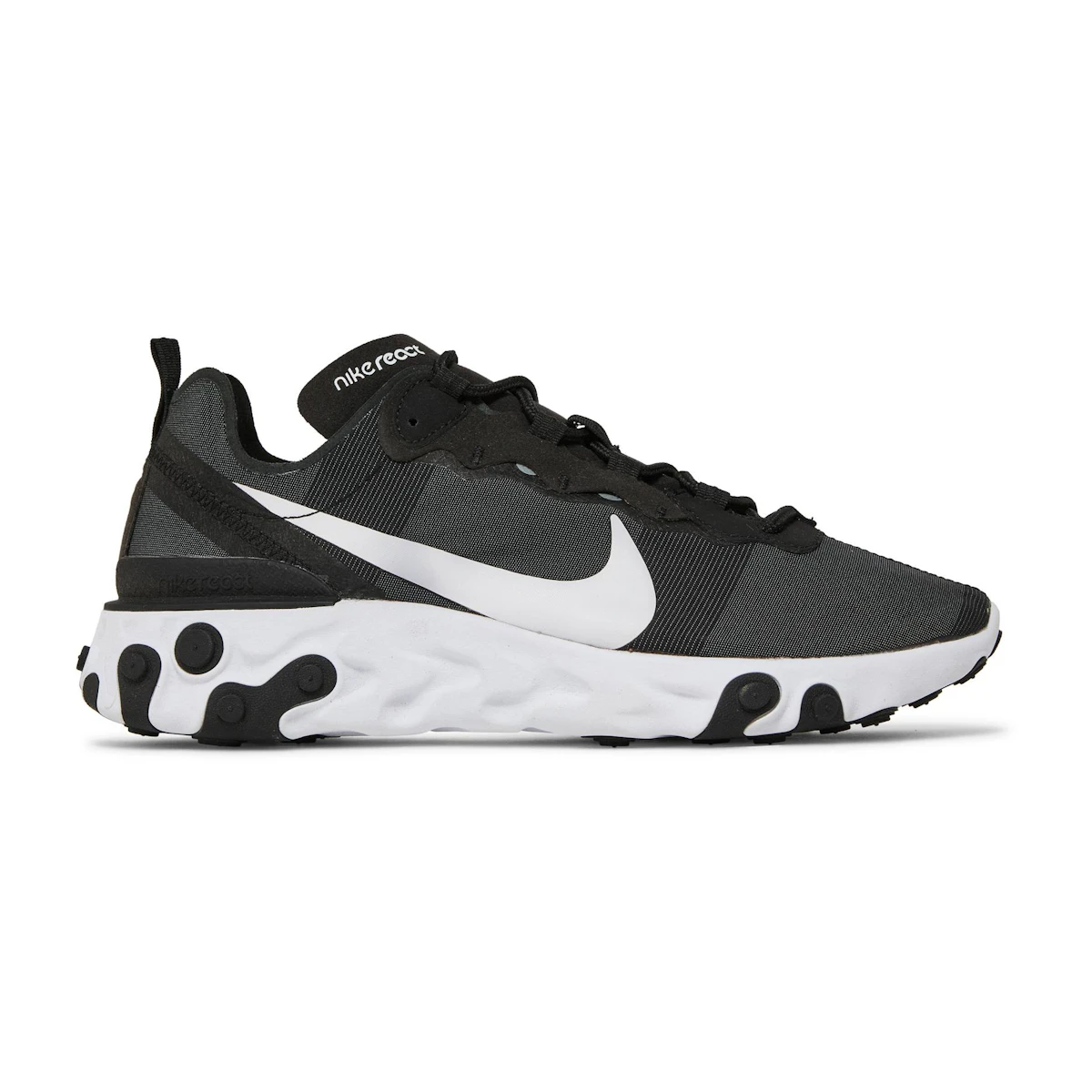 Buy Women Nike React Element 55 Black White BQ2728 003 Novelship