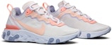 Cheap (W) Nike React Element 55 'Merah Jambu Pudar Coral Basah' BQ2728-601