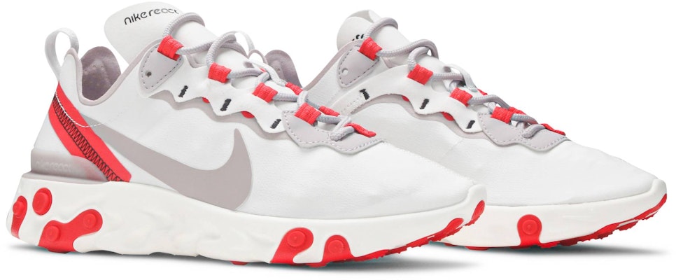 (W) 耐克React Element 55 '浅米白幻影红' BQ2728-010 Cheap (W) 耐克React Element 55 '浅米白幻影红' BQ2728-010