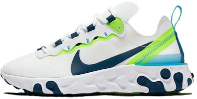 (Women) Nike React Element 55 'Sea Green Volt' BQ2728-102 (Women) Nike React Element 55 'Sea Green Volt' BQ2728-102
