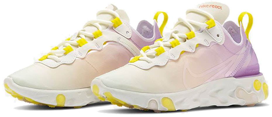(W) Nike React Element 55 'Bintang Ungu Violet' CW2631-911 Lookbook (W) Nike React Element 55 'Bintang Ungu Violet' CW2631-911