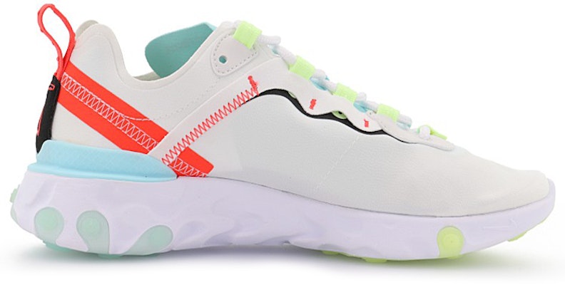 (W) Nike React Element 55 'Putih Hitam Biru' DB5926-101 Order (W) Nike React Element 55 'Putih Hitam Biru' DB5926-101