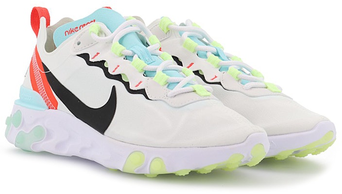 (W) Nike React Element 55 'Putih Hitam Biru' DB5926-101 Lookbook (W) Nike React Element 55 'Putih Hitam Biru' DB5926-101