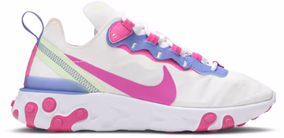 (Women) Nike React Element 55 'White Fire Pink' BQ2728-104 (Women) Nike React Element 55 'White Fire Pink' BQ2728-104