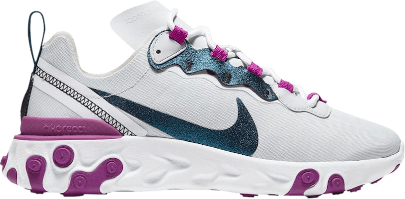 Women Nike React Element 55 SE Photon Dust Purple Blue CN3591