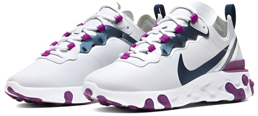(Women) Nike React Element 55 SE 'Photon Dust Purple Blue' CN3591-002 Lookbook (Women) Nike React Element 55 SE 'Photon Dust Purple Blue' CN3591-002