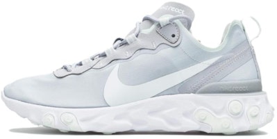 (Women) Nike React Element 55 Wolf Grey Ghost Aqua BQ2728-005 (Women) Nike React Element 55 Wolf Grey Ghost Aqua BQ2728-005