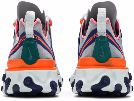 (Women) Nike React Element 55 Wolf Grey Multi ‘Color BQ2728-006 Details for (Women) Nike React Element 55 Wolf Grey Multi ‘Color BQ2728-006
