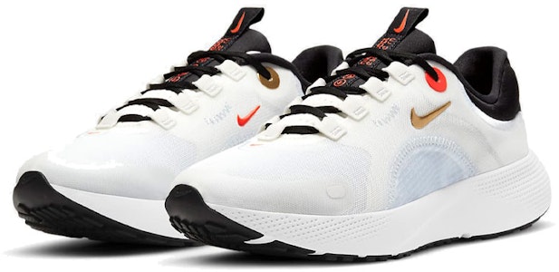 (女性)Nike React Escape Run 'Summit White Black Gold' CV3817-103 Lookbook (女性)Nike React Escape Run 'Summit White Black Gold' CV3817-103