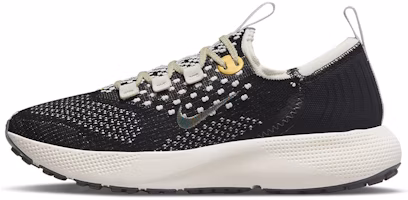 (Women) Nike React Escape Run Flyknit 'Black Metallic Vivid Gold' DC4269-002 (Women) Nike React Escape Run Flyknit 'Black Metallic Vivid Gold' DC4269-002