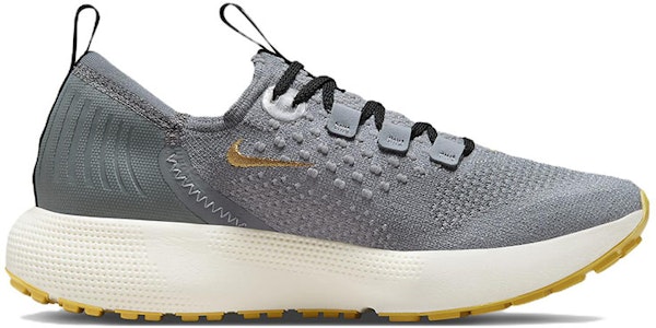 (W) Nike React Escape Run Flyknit 'Gris Frío y Oro Metálico' DC4269-003 Order (W) Nike React Escape Run Flyknit 'Gris Frío y Oro Metálico' DC4269-003