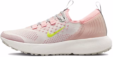 (Women) Nike React Escape Run Flyknit 'Pink Oxford Volt' DC4269-101 (Women) Nike React Escape Run Flyknit 'Pink Oxford Volt' DC4269-101