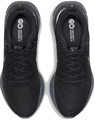 (W) Nike React Infinity Run Flyknit 2 'Hitam Abu-abu Besi' CT2423-006 Shop (W) Nike React Infinity Run Flyknit 2 'Hitam Abu-abu Besi' CT2423-006