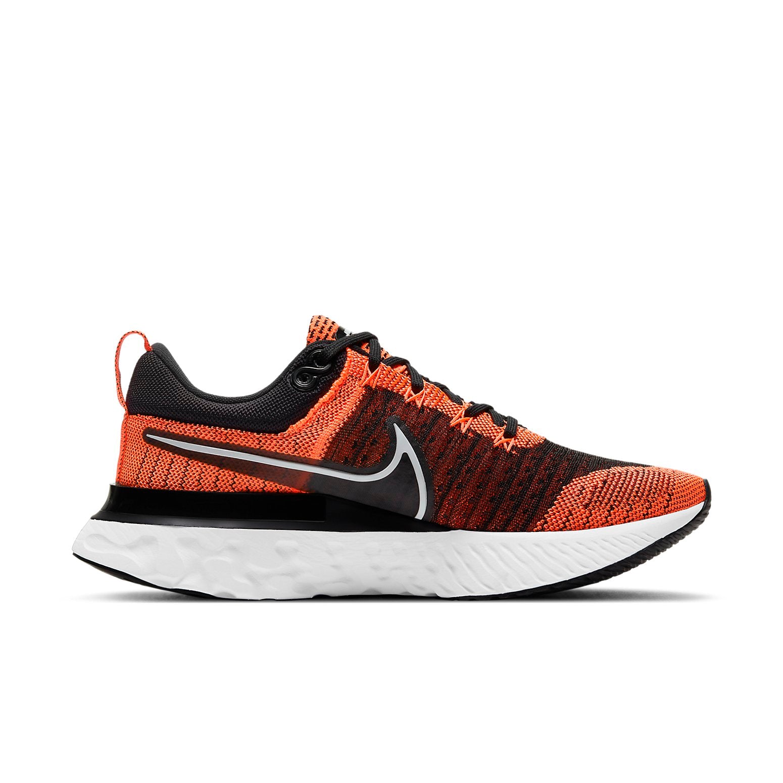 Order (W) Nike React Infinity Run Flyknit 2 'Bright Mango Black' Sepatu Lari Pria Wanita CT2423-800