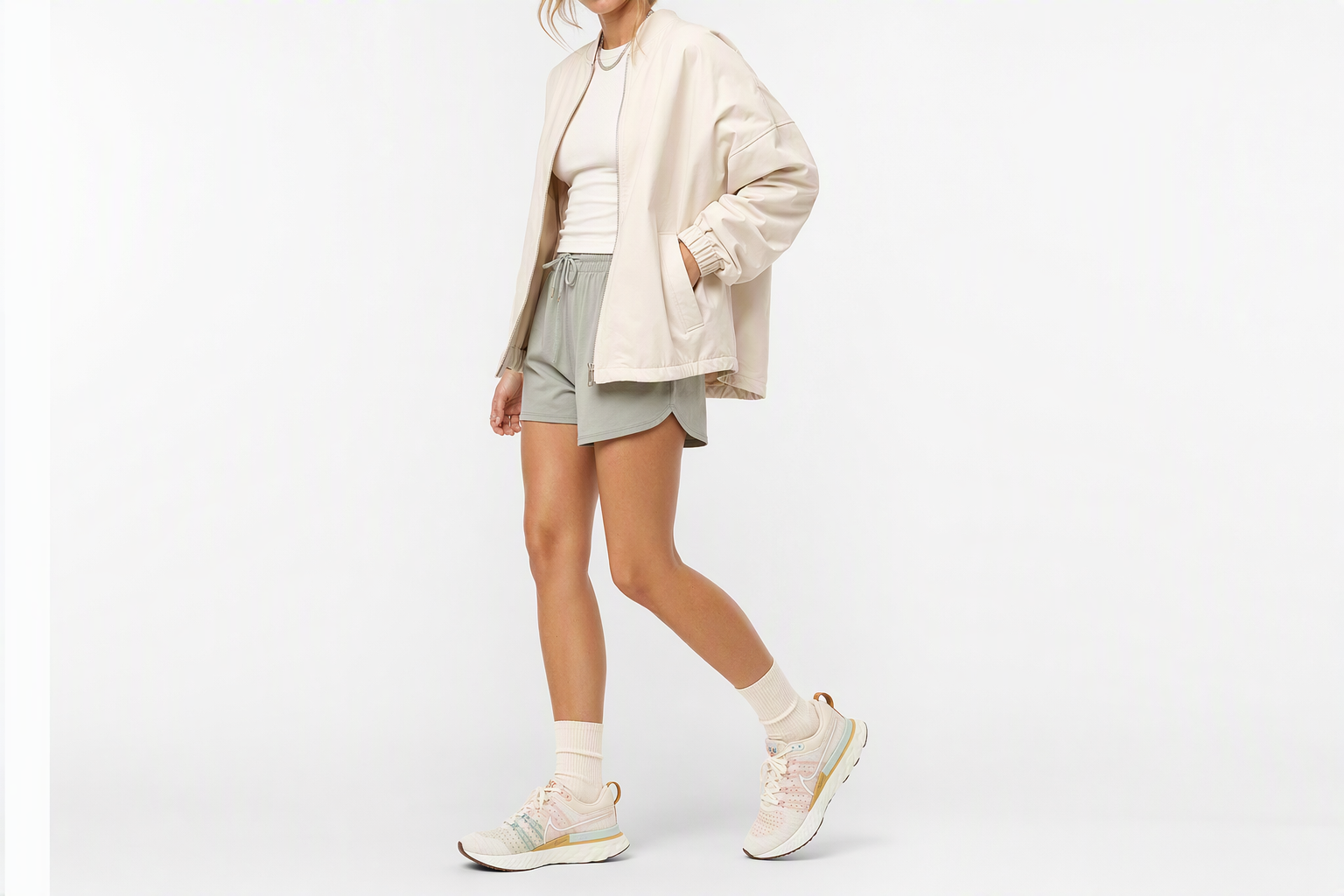 Order (Women) Nike React Infinity Run Flyknit 2 'Cashmere' DM7193-711