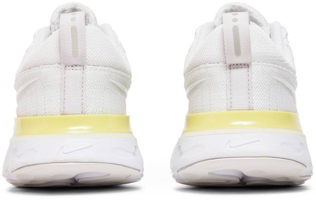 (W) Nike React Infinity Run Flyknit 2 Platinum Tint Light Citron pria wanita CT2423-100 Details for (W) Nike React Infinity Run Flyknit 2 Platinum Tint Light Citron pria wanita CT2423-100