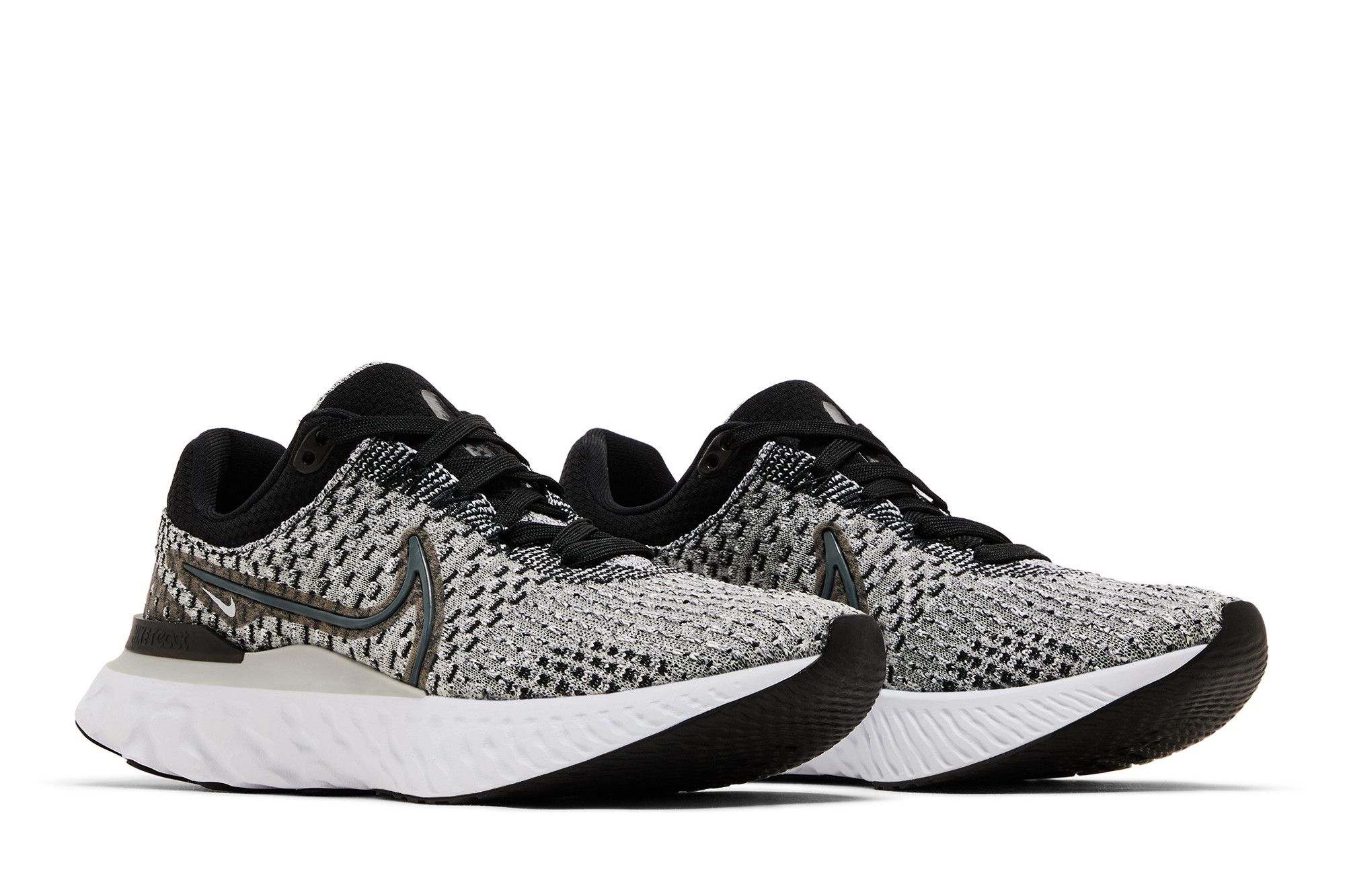 Cheap （女性用）Nike React Infinity Run Flyknit 3 ‘黑色暗煙灰’ DD3024-006