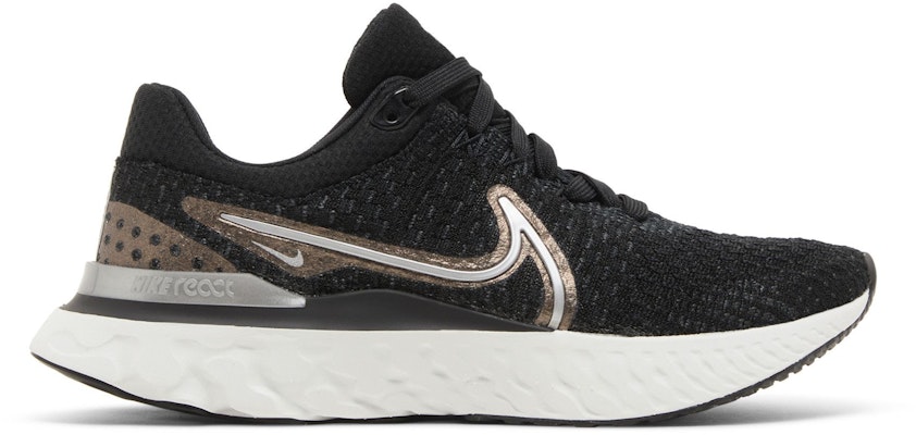 (W) Nike React Infinity Run Flyknit 3 'Hitam Metallic Copper' DD3024-009 Buy (W) Nike React Infinity Run Flyknit 3 'Hitam Metallic Copper' DD3024-009