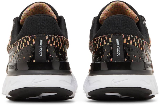 (Women) Nike React Infinity Run Flyknit 3 'Black Multi' DD3024-002 Details for (Women) Nike React Infinity Run Flyknit 3 'Black Multi' DD3024-002