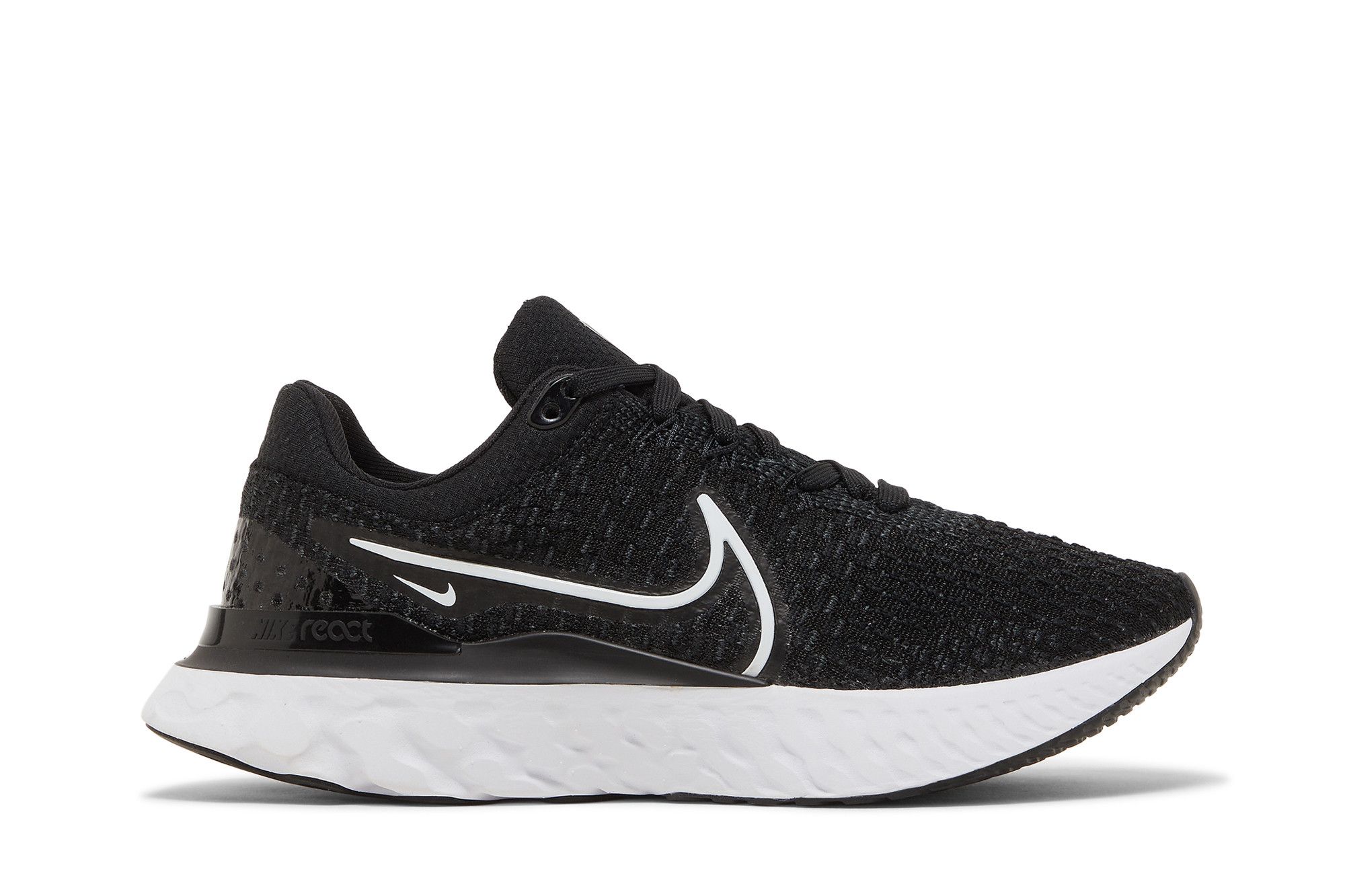 (Women) Nike React Infinity Run Flyknit 3 'Black White' DD3024-001