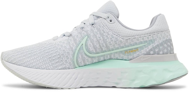(W) Nike React Infinity Run Flyknit 3 'Pure Platinum Mint Foam' DD3024-007 Lookbook (W) Nike React Infinity Run Flyknit 3 'Pure Platinum Mint Foam' DD3024-007