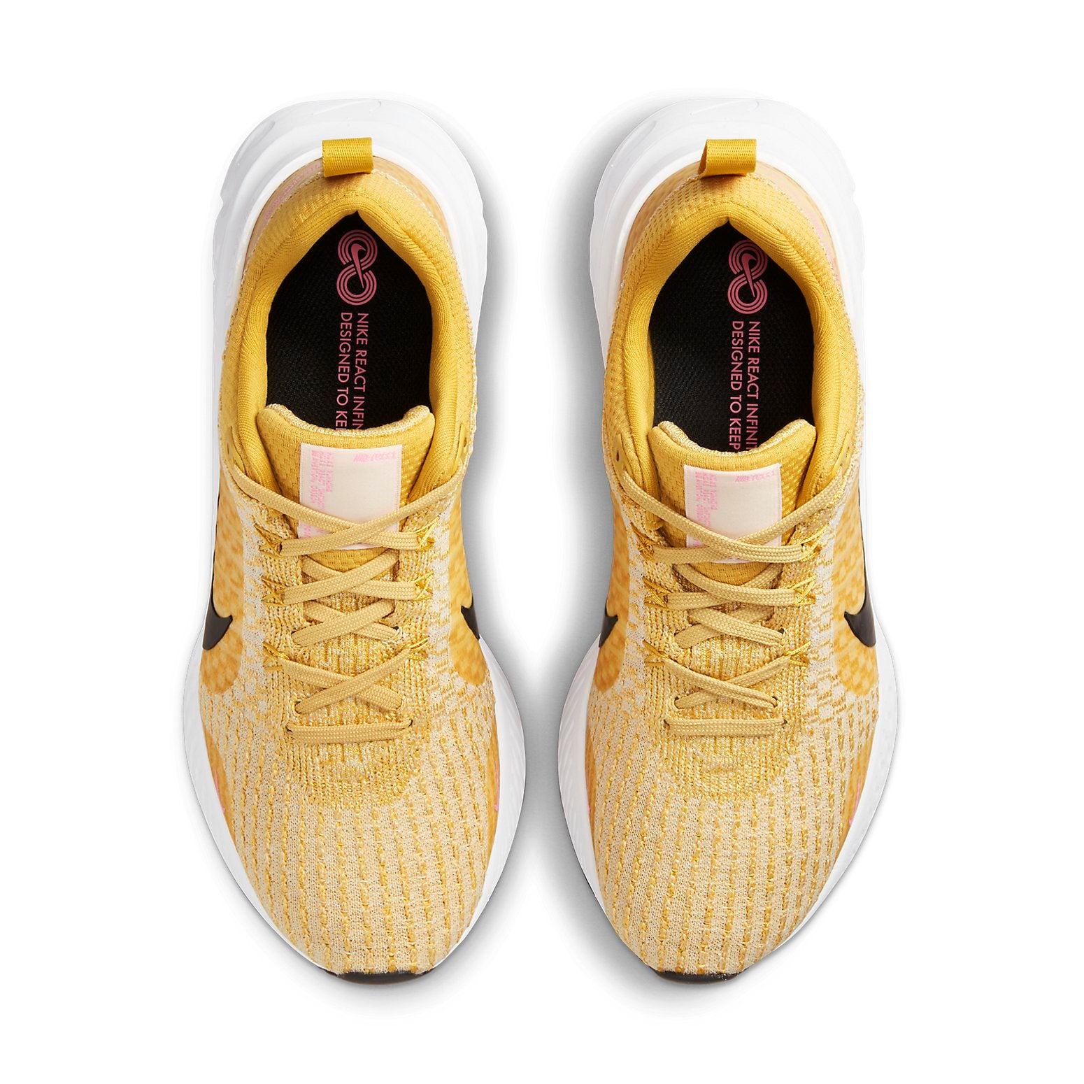 Shop (W) 나이키 리액트 인피니티 런 플라이니트 3 '위트 골드' DZ3016-700