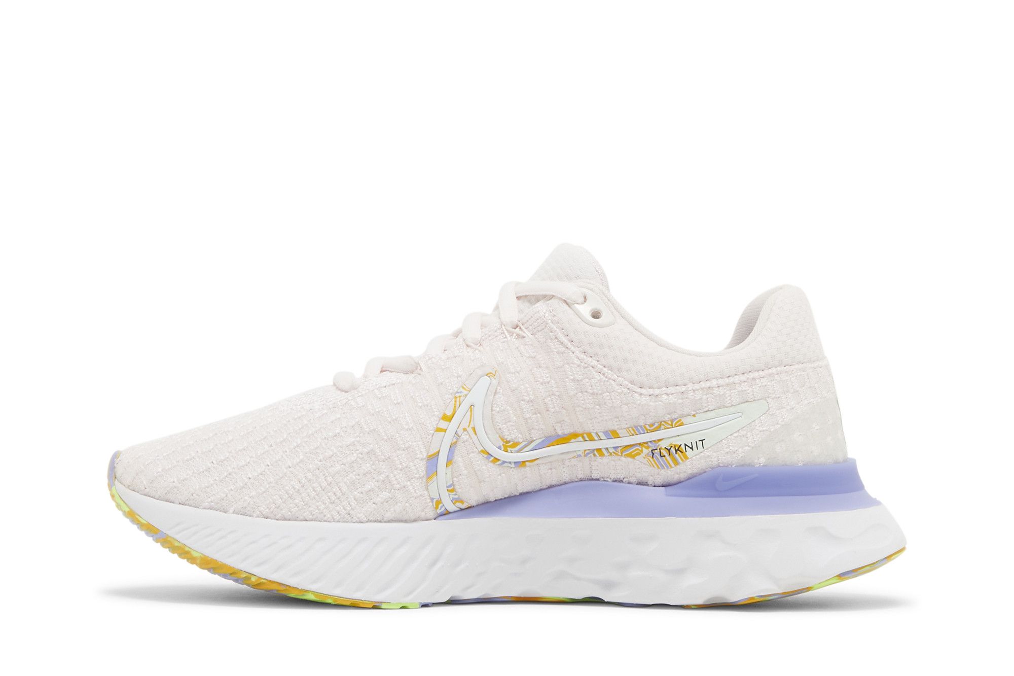 Shop (W) Nike React Infinity Run Flyknit 3 Premium 'Light Soft Pink Marble' Wanita DO9477-600