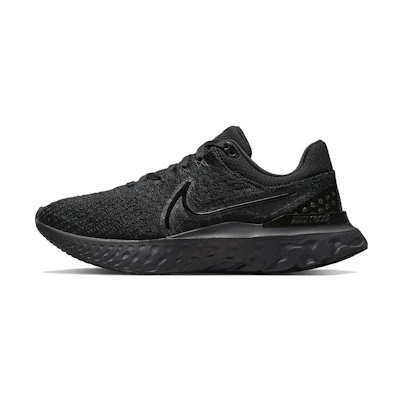 (W) Nike React Infinity Run Flyknit 3 Triple Black